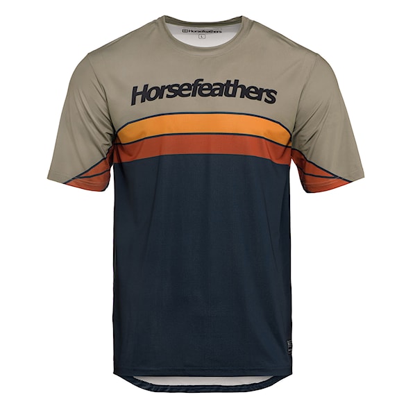 Bike Jersey Horsefeathers Quantum indigo/taupe 2026 - 1