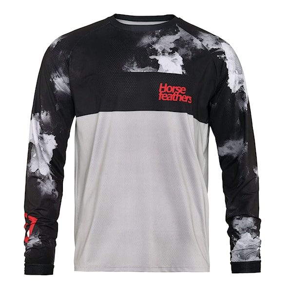 Bike dres Horsefeathers Quantum LS greyscale 2023 - 1