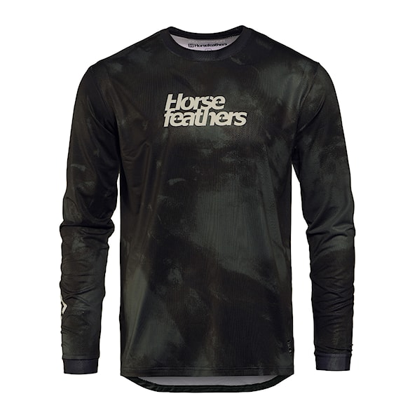 Bike Jersey Horsefeathers Quantum LS thyme camo 2025 - 4