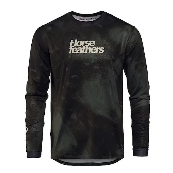Bike Jersey Horsefeathers Quantum LS thyme camo 2025 - 4