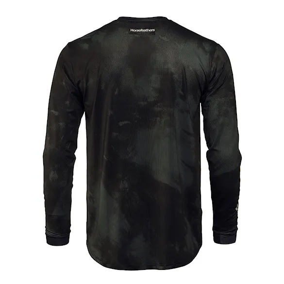 Bike Jersey Horsefeathers Quantum LS thyme camo 2025 - 5