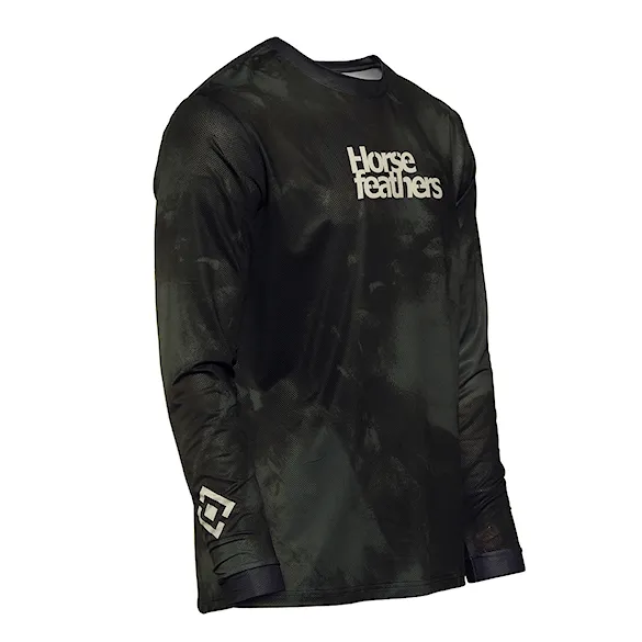 Bike Jersey Horsefeathers Quantum LS thyme camo 2025 - 6