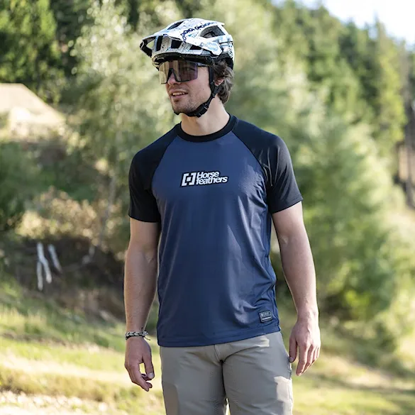 Bike koszulka Horsefeathers Spike indigo/black 2026 - 6
