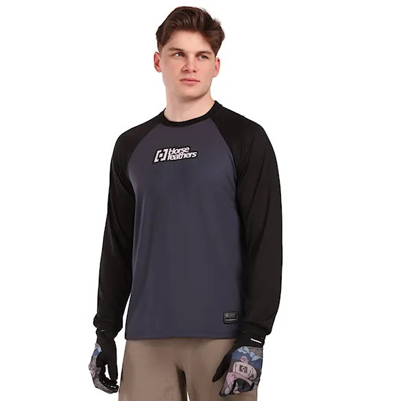 Bike koszulka Horsefeathers Spike LS indigo/black 2026 - 4