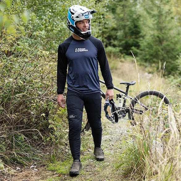 Bike koszulka Horsefeathers Spike LS indigo/black 2026 - 6