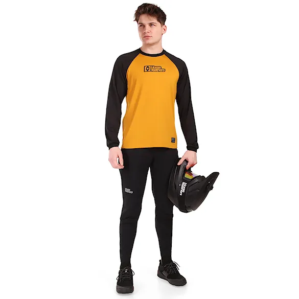 Bike koszulka Horsefeathers Spike LS sunflower/black 2026 - 5