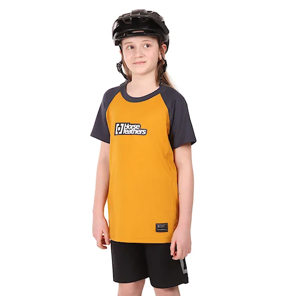 Bike koszulka Horsefeathers Spike Youth sunflower/indigo 2026 - 1