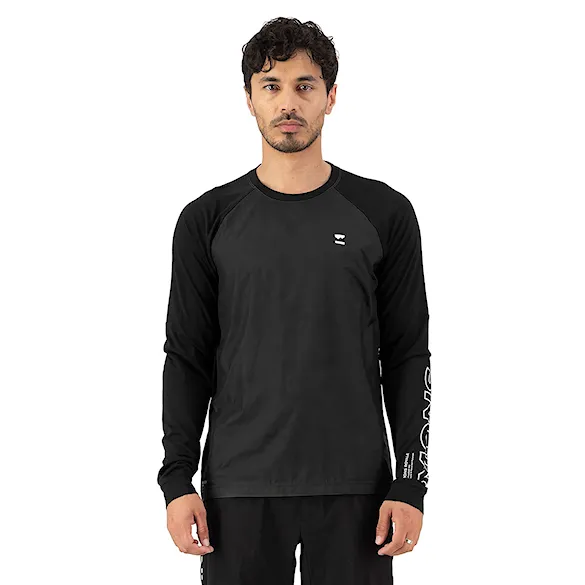 Bike koszulka Mons Royale Tarn Merino Bike Wind Jersey black 2025 - 1