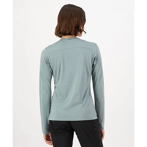 Bike dres Mons Royale Wms Diversion Merino Jersey LS dew/desert sage 2025 - 2