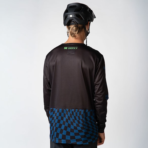 Bike koszulka SNOWBOARD ZEZULA Ondra Šenk LS Jersey Uni black/blue 2025 - 2