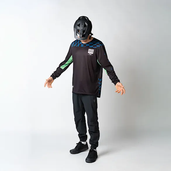 Bike Jersey SNOWBOARD ZEZULA Ondra Šenk LS Jersey Uni black/blue 2025 - 8