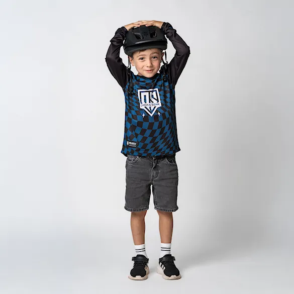 Bike Jersey SNOWBOARD ZEZULA Ondra Šenk LS Jersey Youth black/blue 2025 - 6