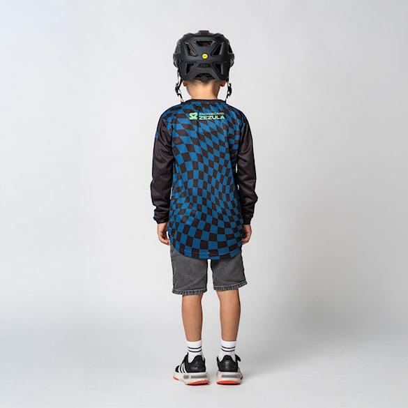 Bike Jersey SNOWBOARD ZEZULA Ondra Šenk LS Jersey Youth black/blue 2025 - 2