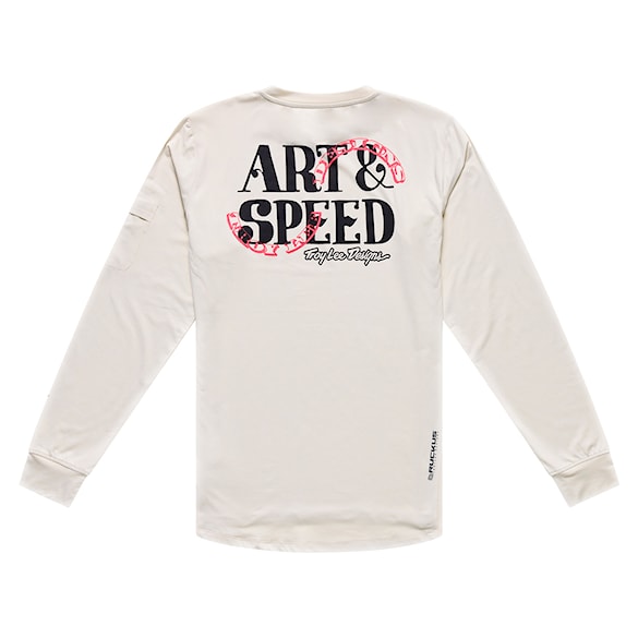Bike Jersey Troy Lee Designs Ruckus LS Ride Art & Speed pumice 2026 - 5