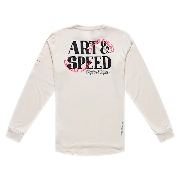 Bike Jersey Troy Lee Designs Ruckus LS Ride Art & Speed pumice 2026 - 5