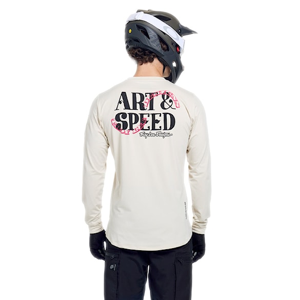 Bike Jersey Troy Lee Designs Ruckus LS Ride Art & Speed pumice 2026 - 1