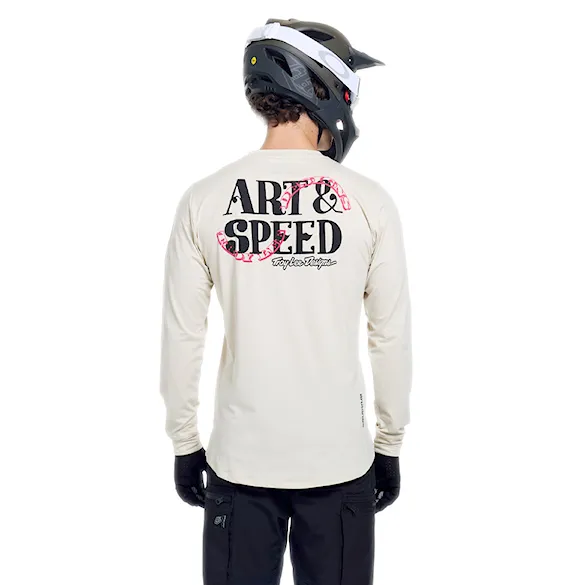 Bike Jersey Troy Lee Designs Ruckus LS Ride Art & Speed pumice 2026 - 1