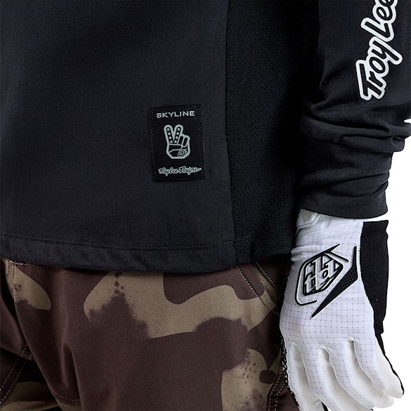 Bike koszulka Troy Lee Designs Skyline LS Ride signature black 2025 - 11