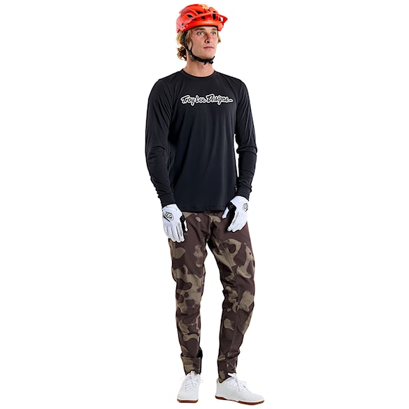 Bike koszulka Troy Lee Designs Skyline LS Ride signature black 2025 - 6