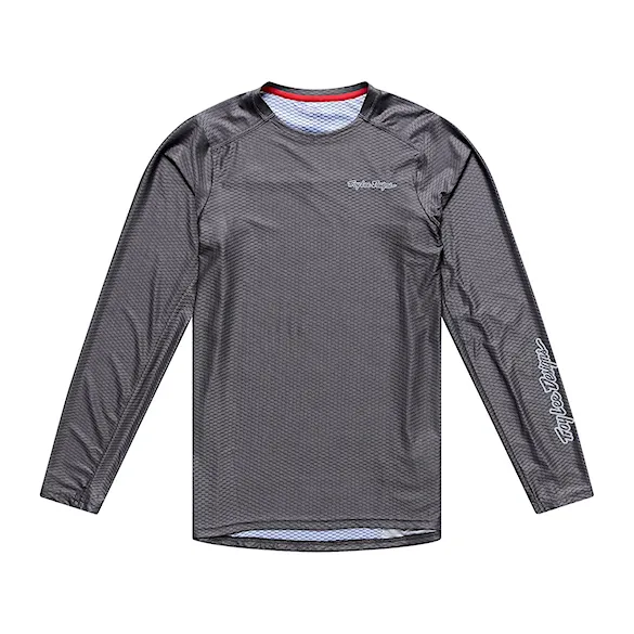 Bike Jersey Troy Lee Designs Skyline Pro Air LS mono carbon 2026 - 5