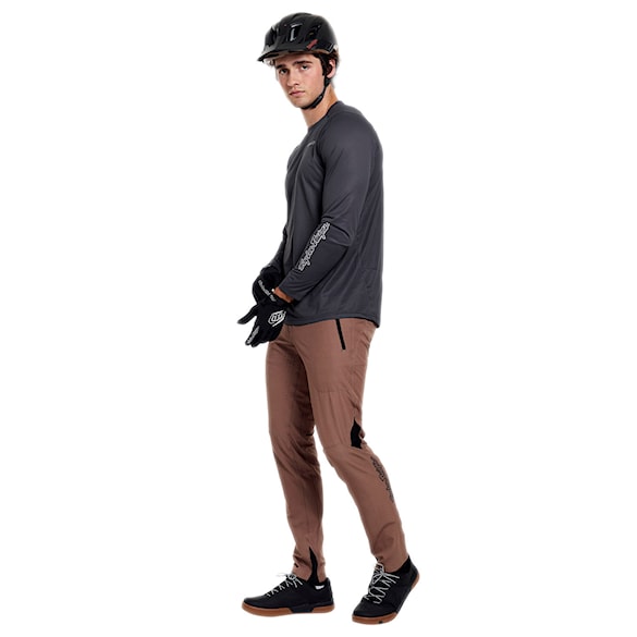 Bike Jersey Troy Lee Designs Skyline Pro LS mono carbon 2026 - 2