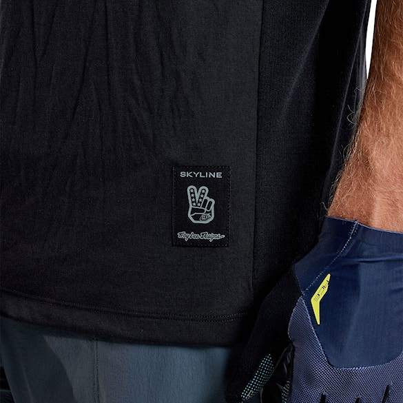 Bike Jersey Troy Lee Designs Skyline SS Ride signature black 2025 - 12