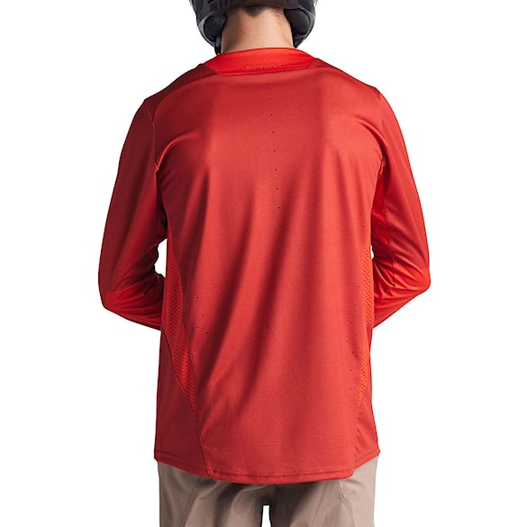 Bike Jersey Troy Lee Designs Sprint LS Jersey icon fire orange 2024 - 2