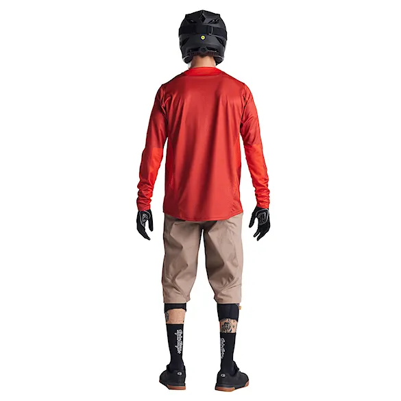 Bike dres Troy Lee Designs Sprint LS Jersey icon fire orange 2024 - 6