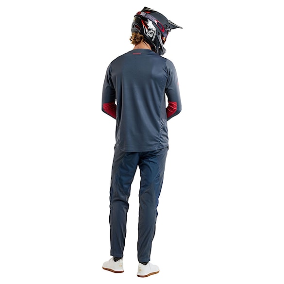 Bike Jersey Troy Lee Designs Sprint LS mono steel blue 2025 - 10