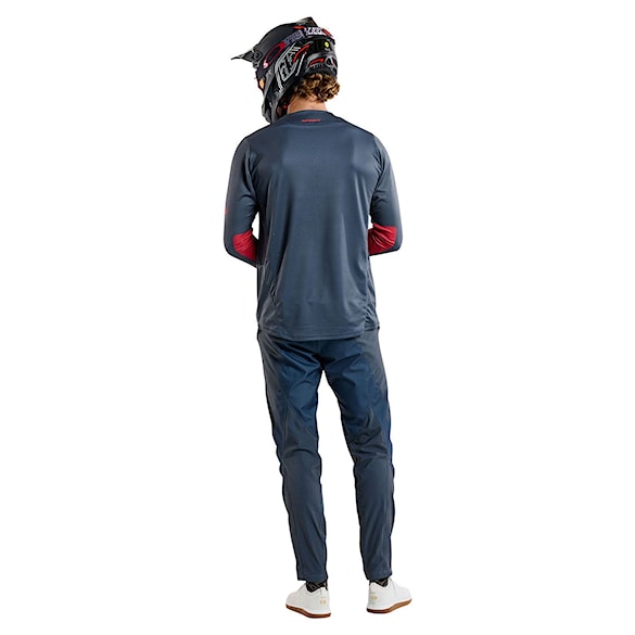 Bike Jersey Troy Lee Designs Sprint LS mono steel blue 2025 - 11
