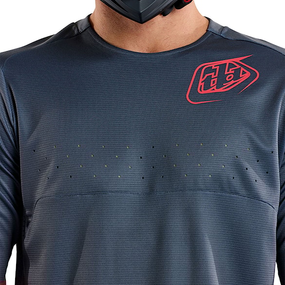 Bike Jersey Troy Lee Designs Sprint LS mono steel blue 2025 - 12