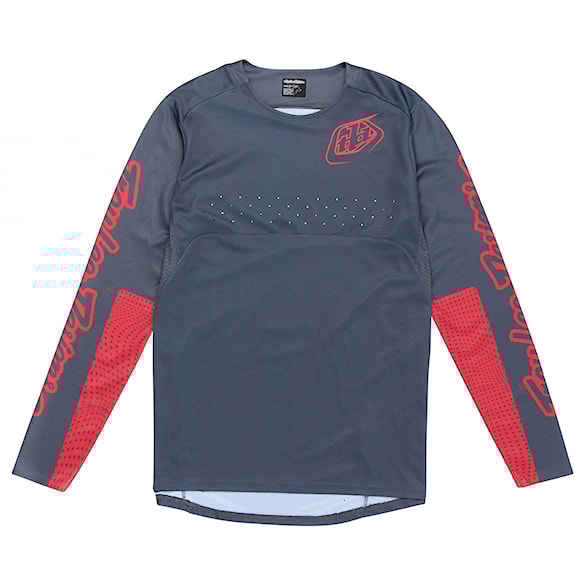 Bike Jersey Troy Lee Designs Sprint LS mono steel blue 2025 - 2