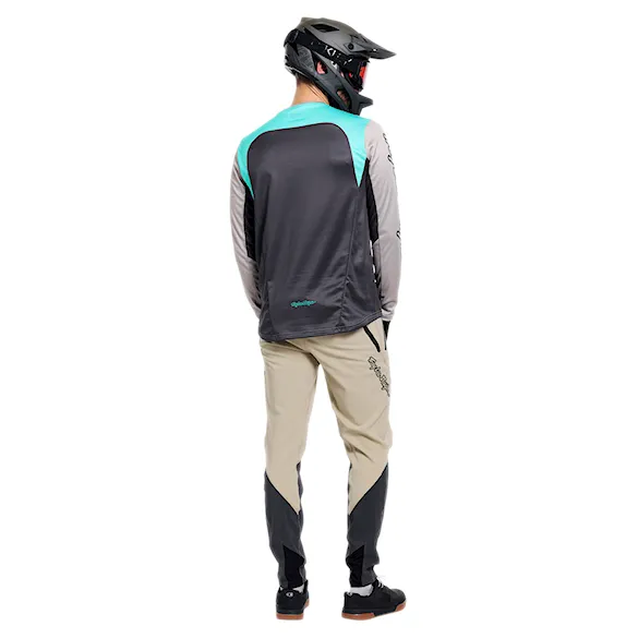 Bike Jersey Troy Lee Designs Stage LS signature stone 2026 - 2