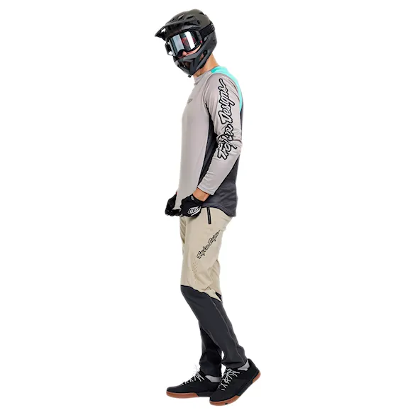 Bike Jersey Troy Lee Designs Stage LS signature stone 2026 - 3
