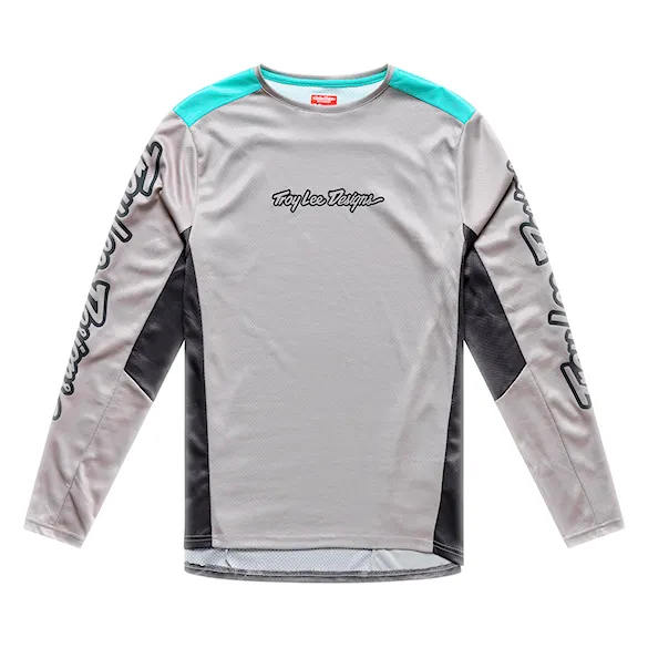 Bike Jersey Troy Lee Designs Stage LS signature stone 2026 - 4