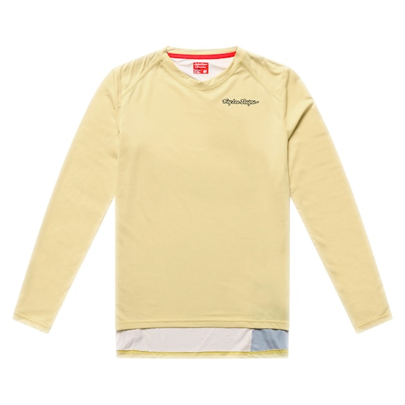 Bike koszulka Troy Lee Designs Wms Lilium Pro LS mono butter 2026 - 4