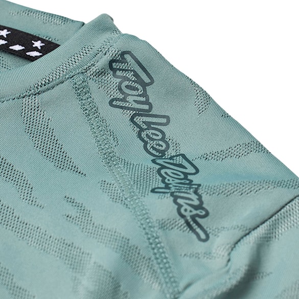 Bike koszulka Troy Lee Designs Wms Lilium SS Jersey tiger jacquard steel green 2024 - 8