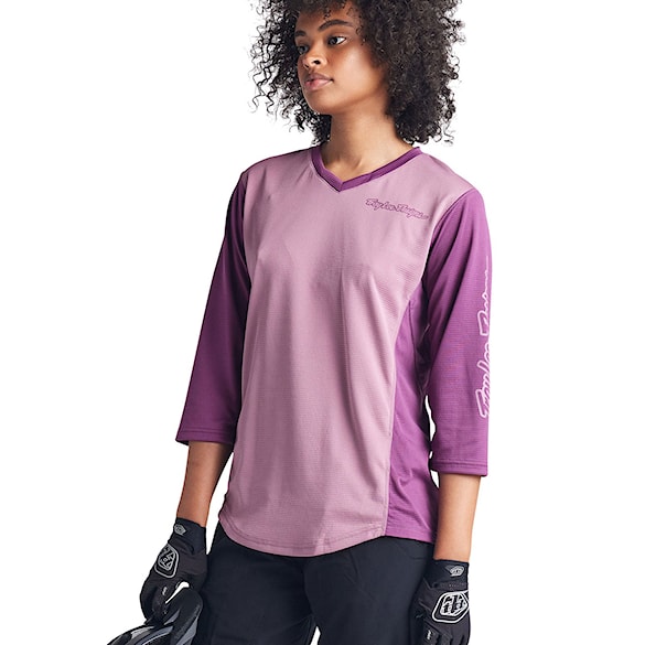 Bike Jersey Troy Lee Designs Wms Mischief 3/4 Jersey solid rosewood 2024 - 1