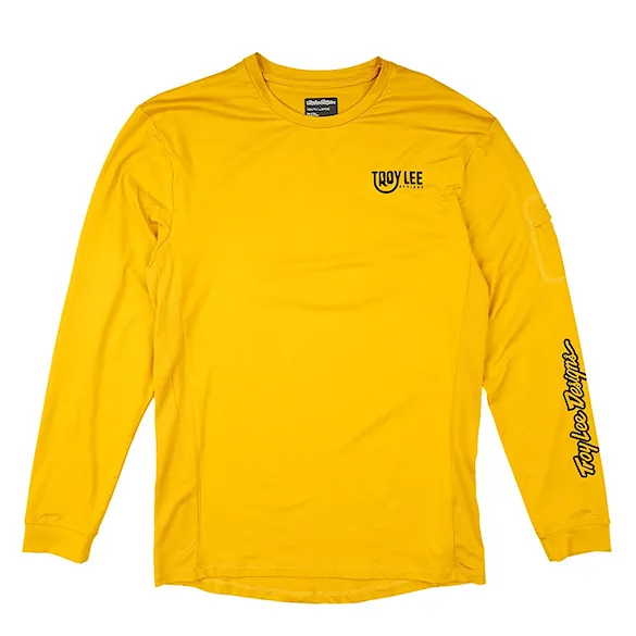 Bike Jersey Troy Lee Designs Youth Ruckus LS Ride eyez safron 2025 - 2