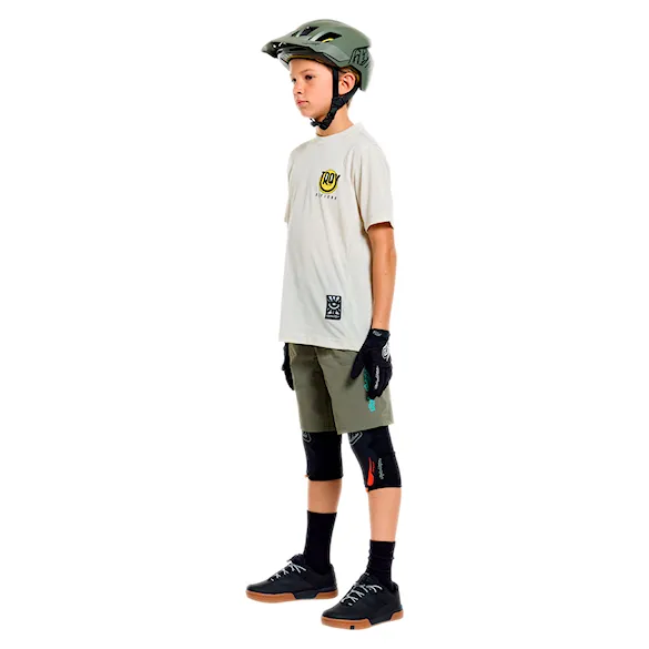 Bike koszulka Troy Lee Designs Youth Skyline SS Ride happy pumice 2026 - 3