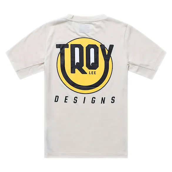 Bike koszulka Troy Lee Designs Youth Skyline SS Ride happy pumice 2026 - 4