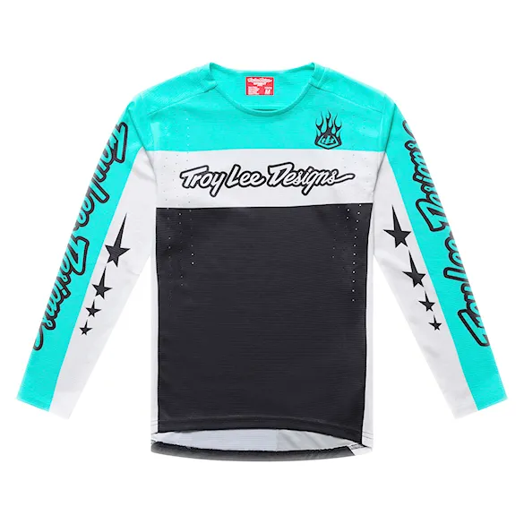 Bike Jersey Troy Lee Designs Youth Sprint Pro yo moto carbon 2026 - 4