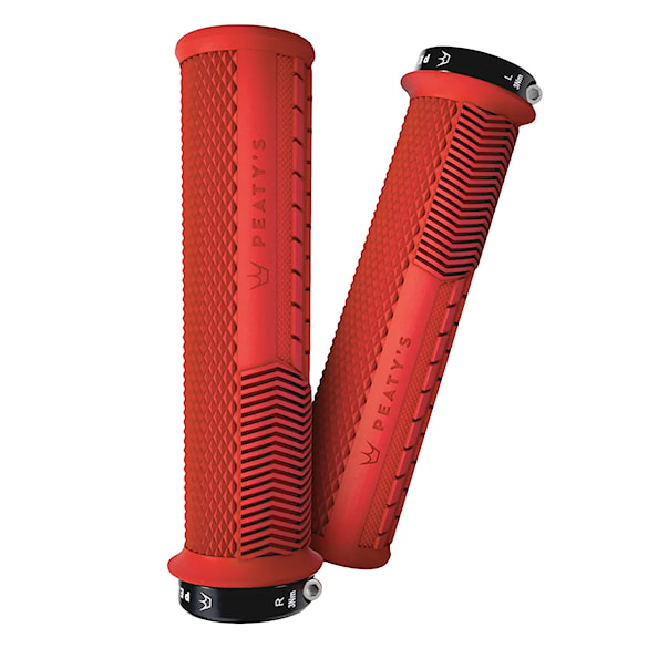 Bike chwyty Peaty's Monarch Knurl Thick red - 1