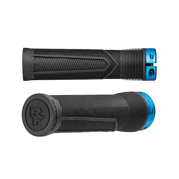 Bike Grips Race Face Chester 31 mm black/turquoise - 1