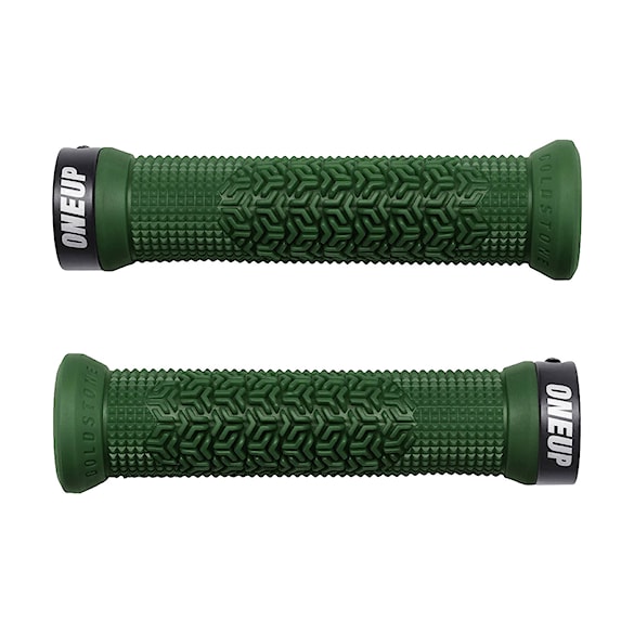 Bike gripy OneUp Goldstone Lock-on Grips dark green - 4