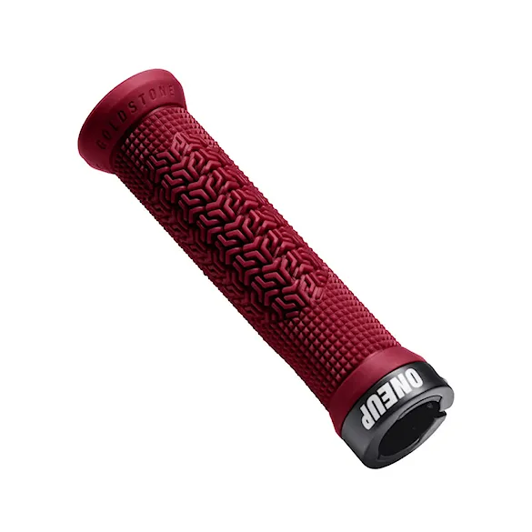 Bike Grips OneUp Goldstone Lock-on Grips maroon - 3