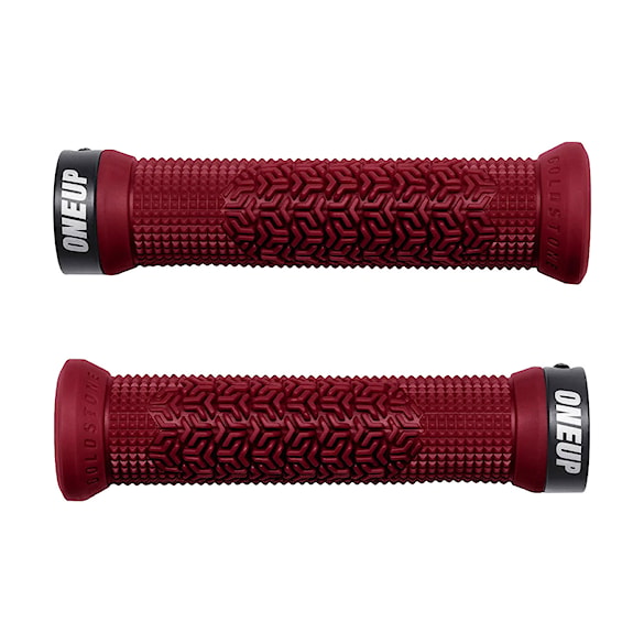 Bike gripy OneUp Goldstone Lock-on Grips maroon - 4