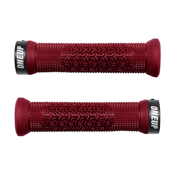 Bike Grips OneUp Goldstone Lock-on Grips maroon - 4