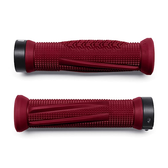 Bike gripy OneUp Goldstone Lock-on Grips maroon - 5