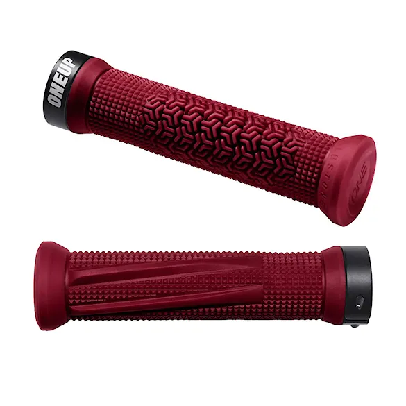 Bike Grips OneUp Goldstone Lock-on Grips maroon - 1